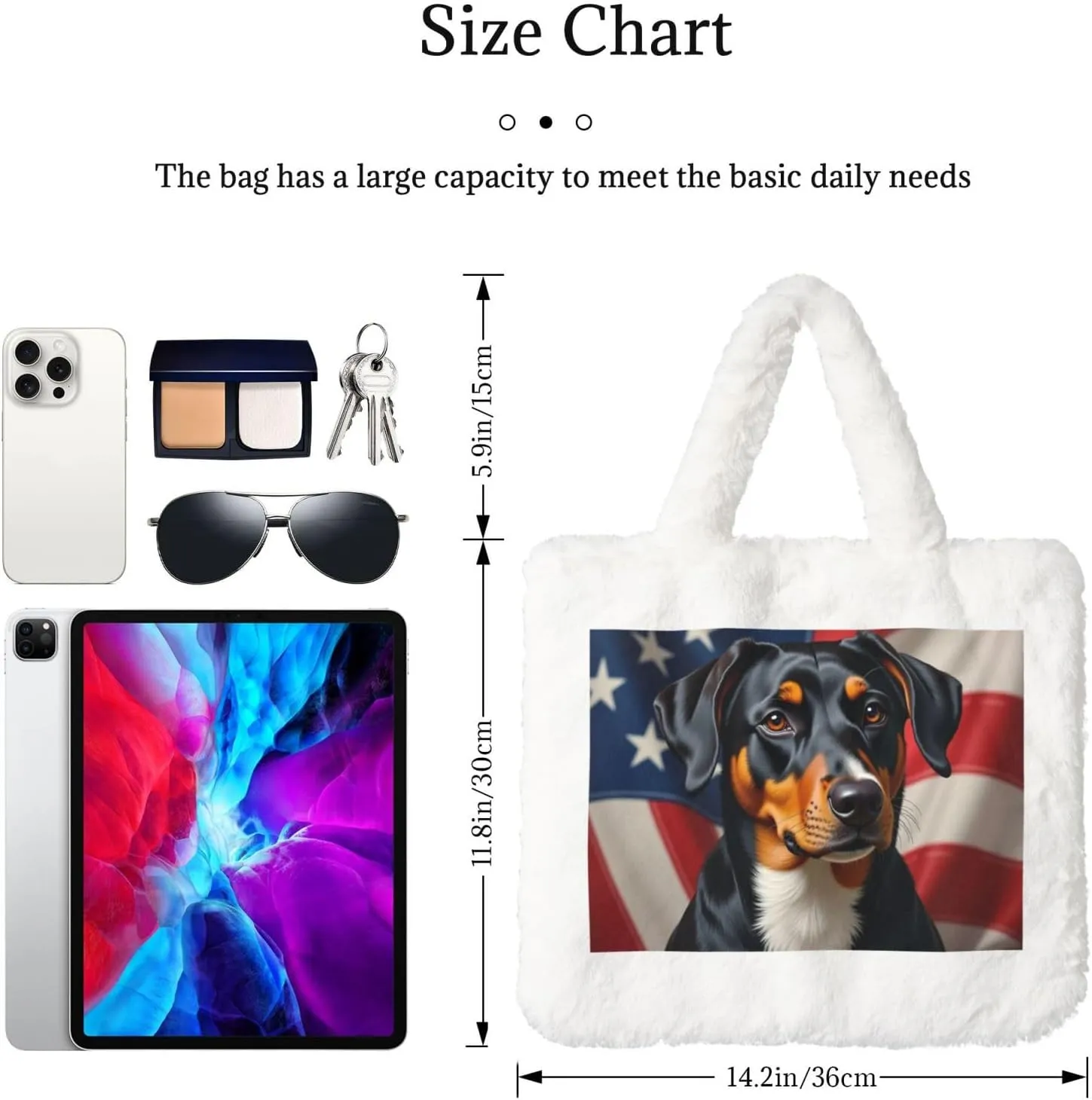 Fluffy Tote Bag for Women Plush Shoulder Purses Ladies Faux Fur Bag Top Handle Satchel Handbag Fall Winter