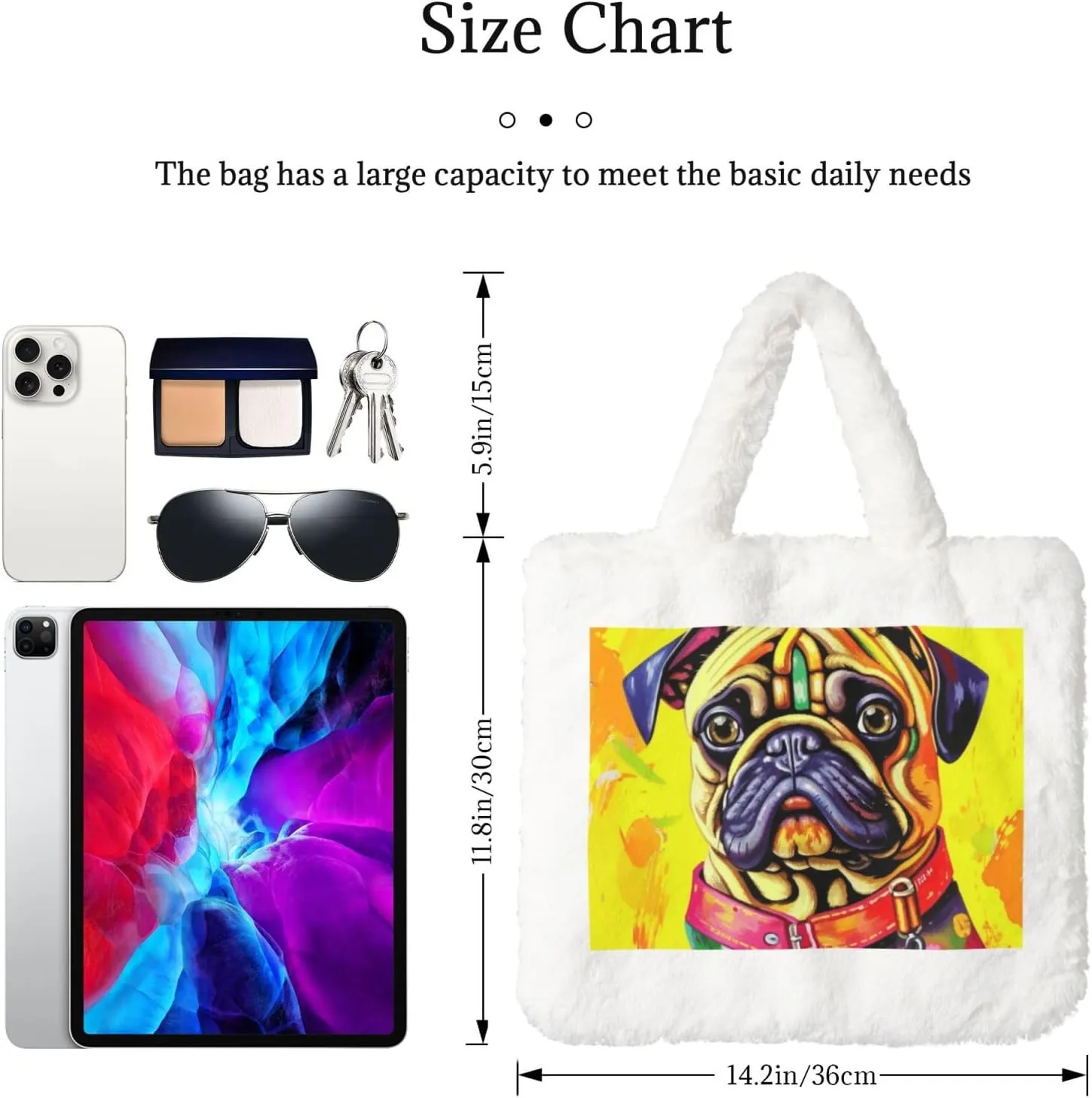Fluffy Tote Bag for Women Plush Shoulder Purses Ladies Faux Fur Bag Top Handle Satchel Handbag Fall Winter