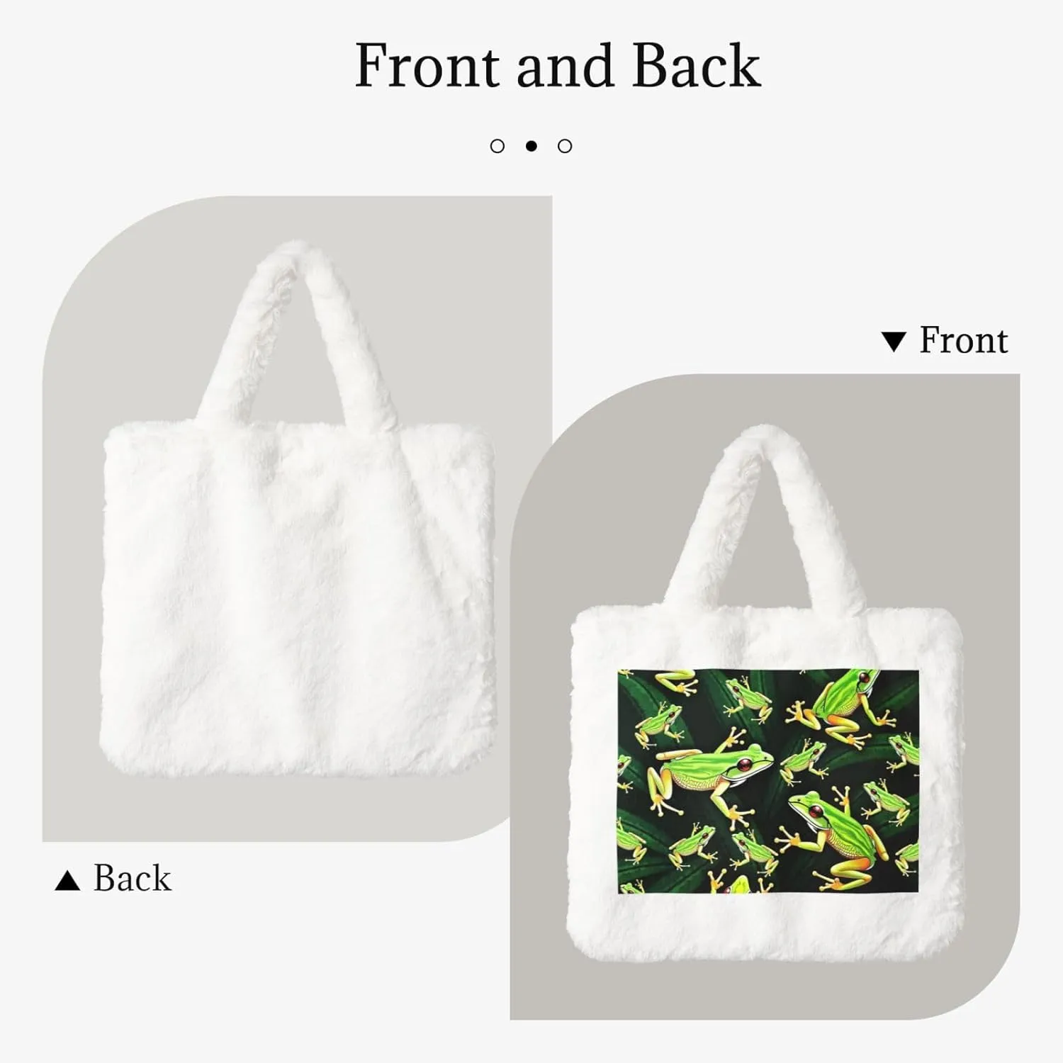 Fluffy Tote Bag for Women Plush Shoulder Purses Ladies Faux Fur Bag Top Handle Satchel Handbag Fall Winter