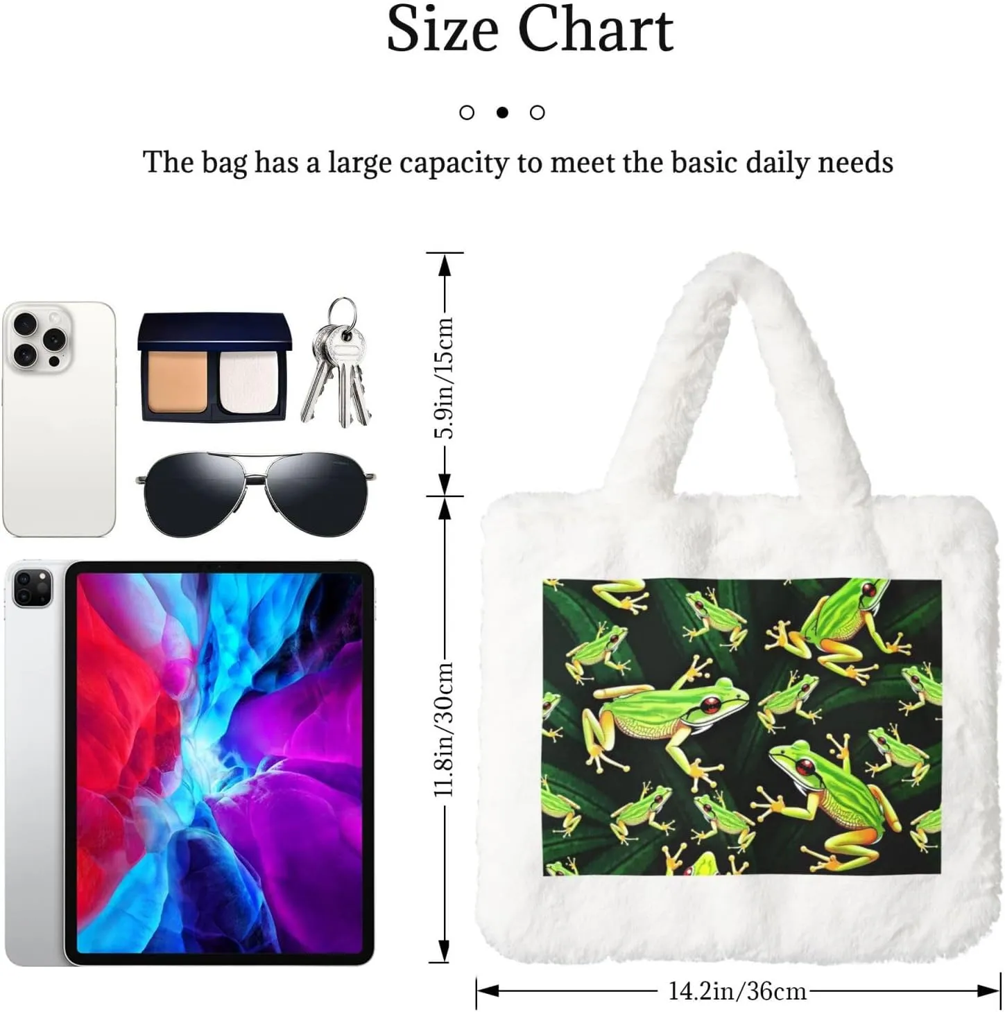 Fluffy Tote Bag for Women Plush Shoulder Purses Ladies Faux Fur Bag Top Handle Satchel Handbag Fall Winter