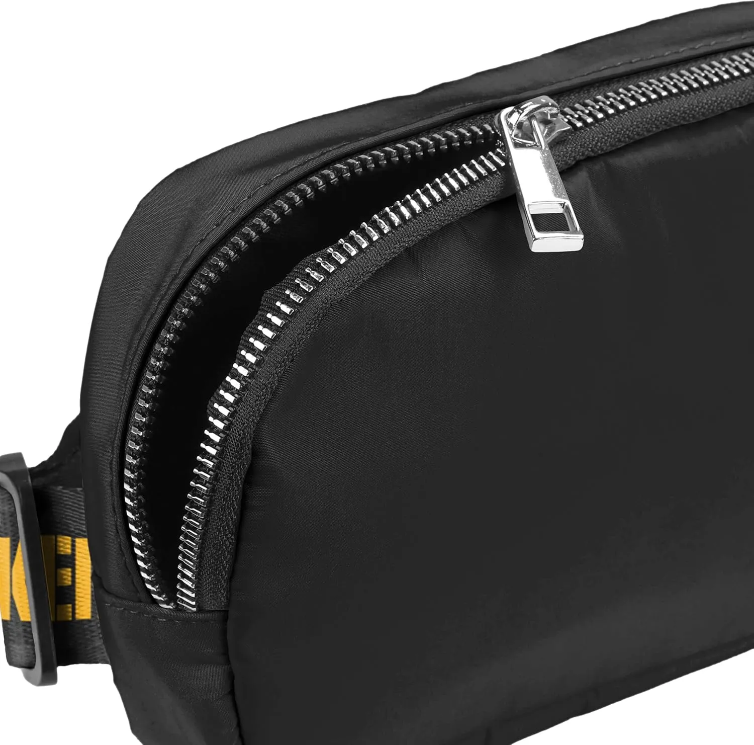 FOCO NFL Large Black Team Wordmark Crossbody Belt Bag Tote Bag Purse