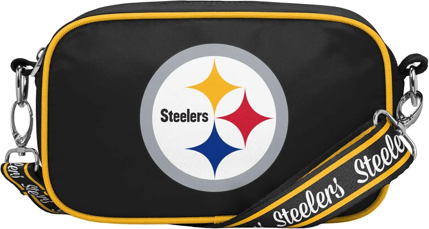 FOCO NFL Logo Solid Crossbody Bag, Team Color
