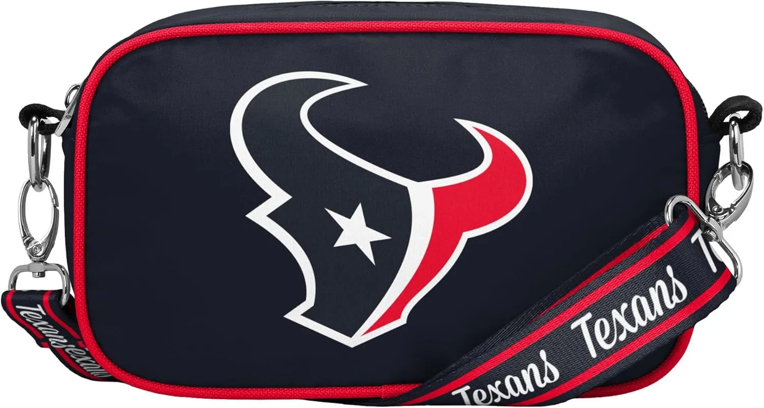 FOCO NFL Logo Solid Crossbody Bag, Team Color