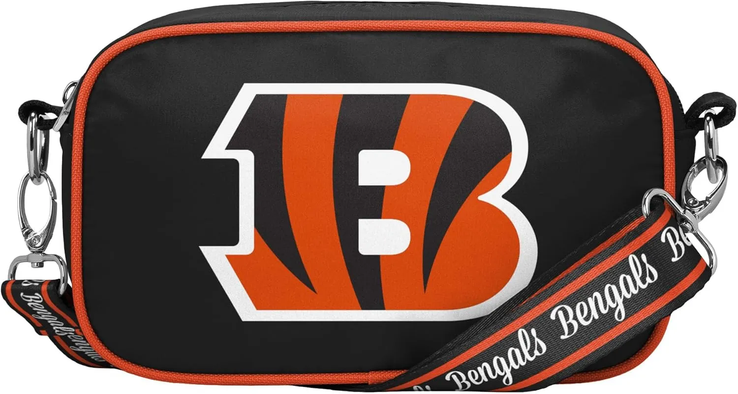 FOCO NFL Logo Solid Crossbody Bag, Team Color