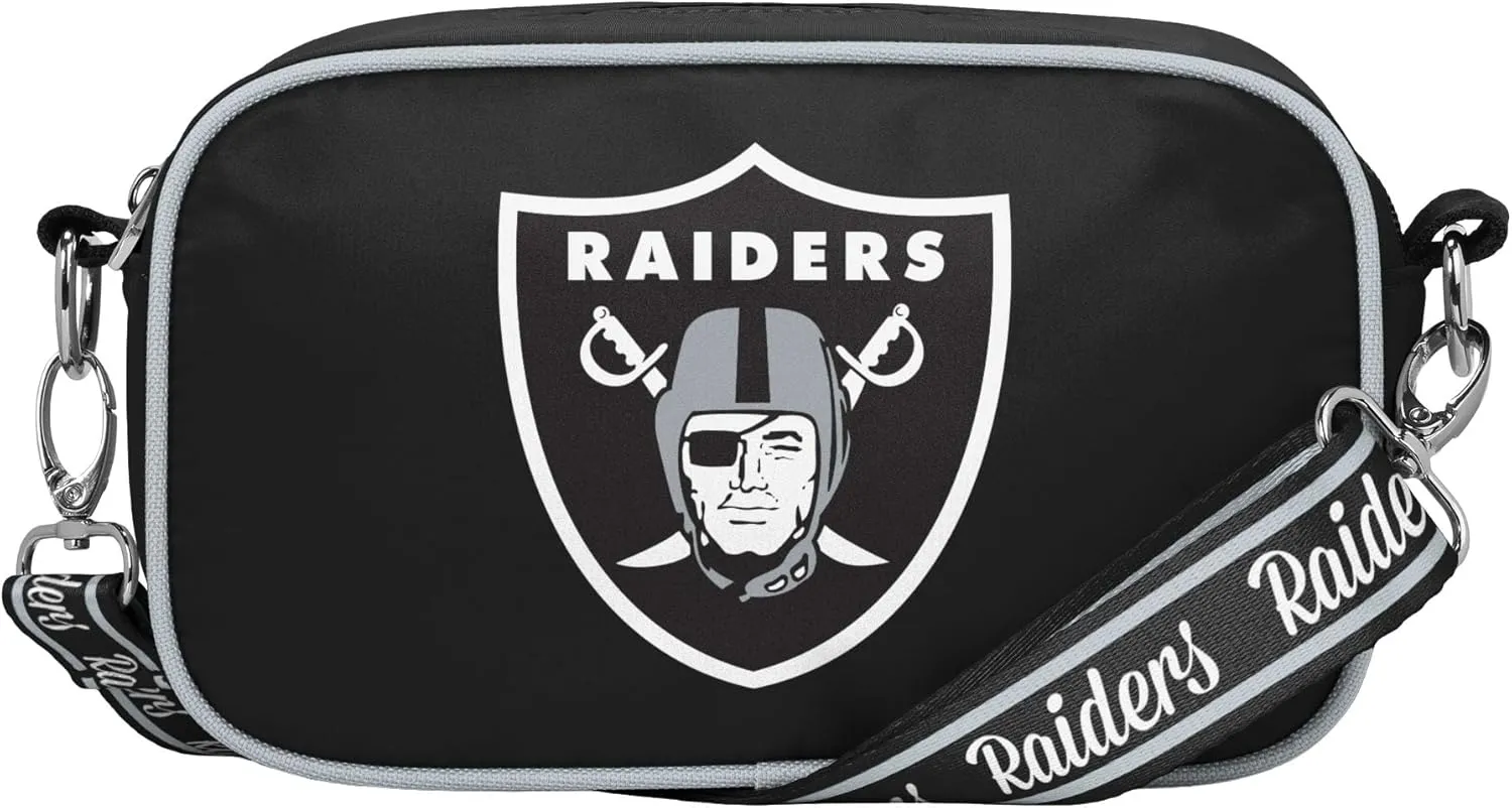 FOCO NFL Logo Solid Crossbody Bag, Team Color