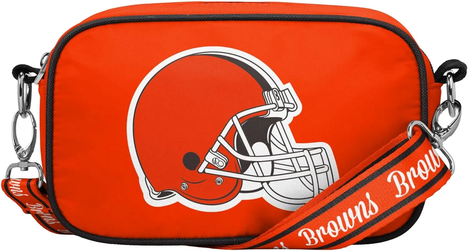 FOCO NFL Logo Solid Crossbody Bag, Team Color