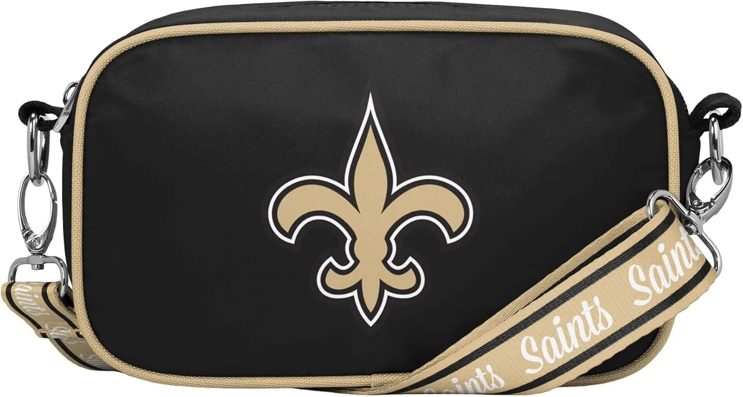 FOCO NFL Logo Solid Crossbody Bag, Team Color