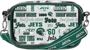 FOCO NFL Team Logo Retro Print Clear Crossbody Bag