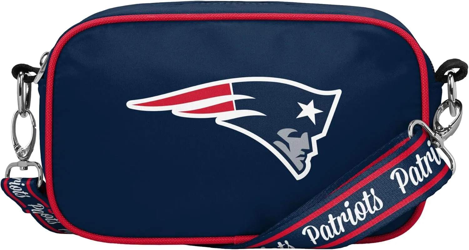 FOCO NFL Team Logo Solid Crossbody Bag