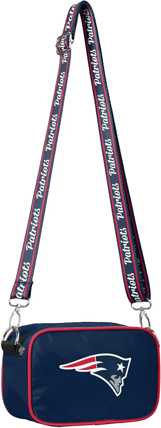 FOCO NFL Team Logo Solid Crossbody Bag
