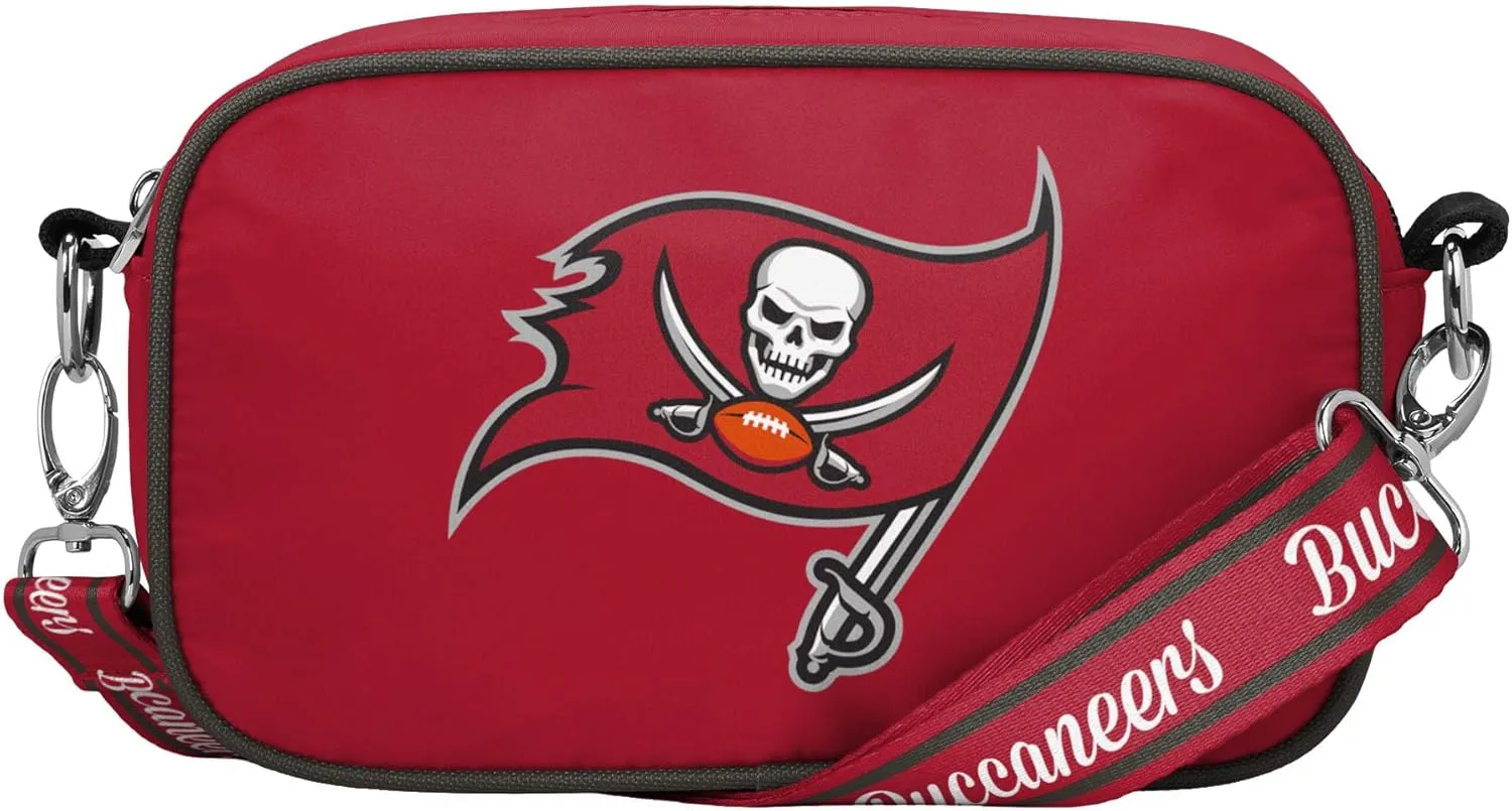 FOCO NFL Team Logo Solid Crossbody Bag