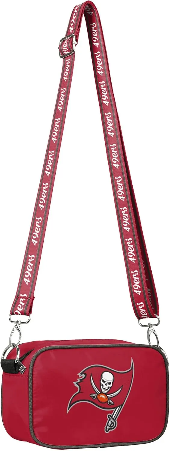 FOCO NFL Team Logo Solid Crossbody Bag