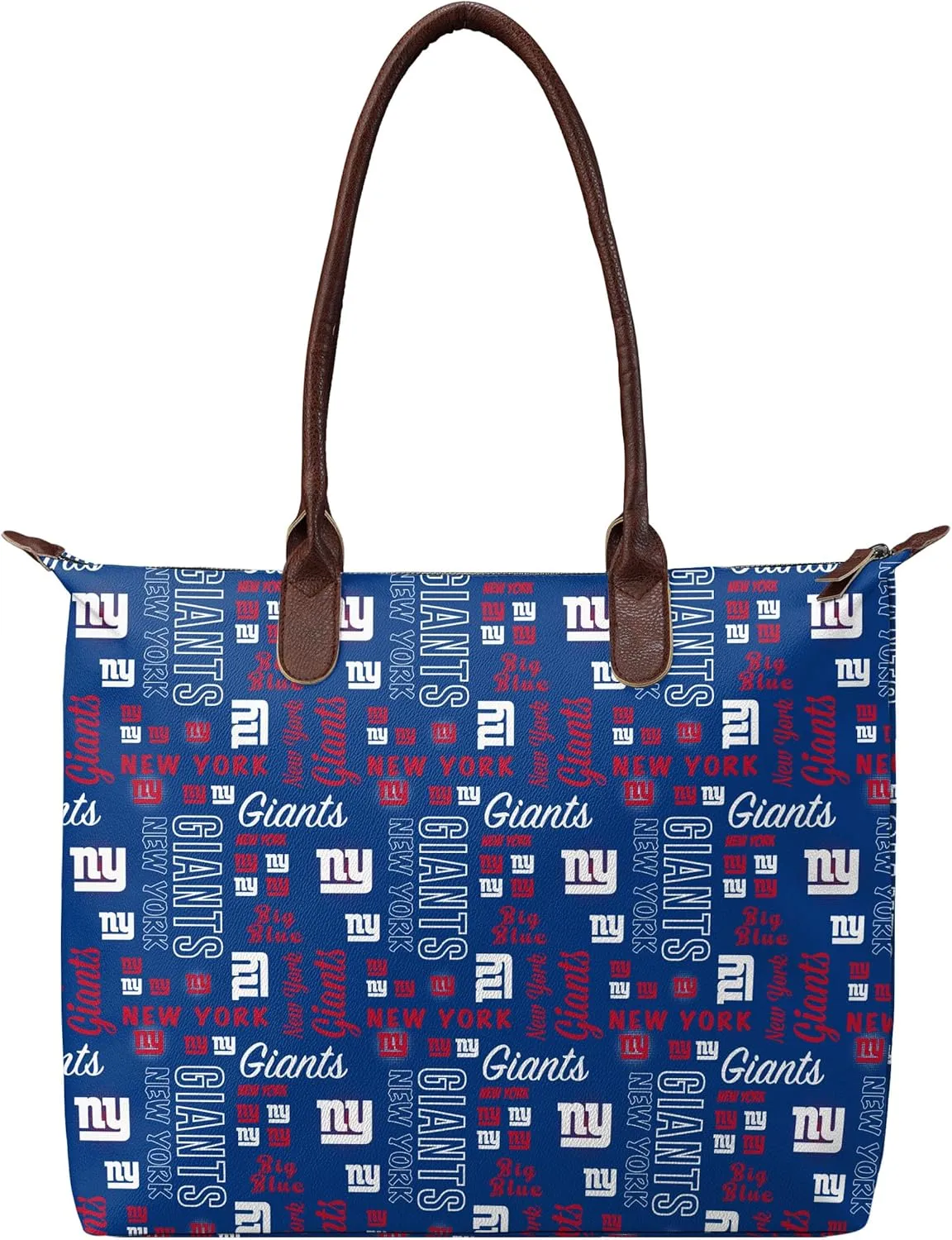 FOCO NFL Team Logo Spirited Style Printed Tote Bag