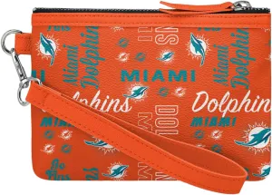 FOCO NFL Team Logo Spirited Style Printed Wristlet