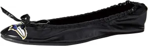 FOCO NFL Unisex Exclusive Team Logo Flats with Clutch
