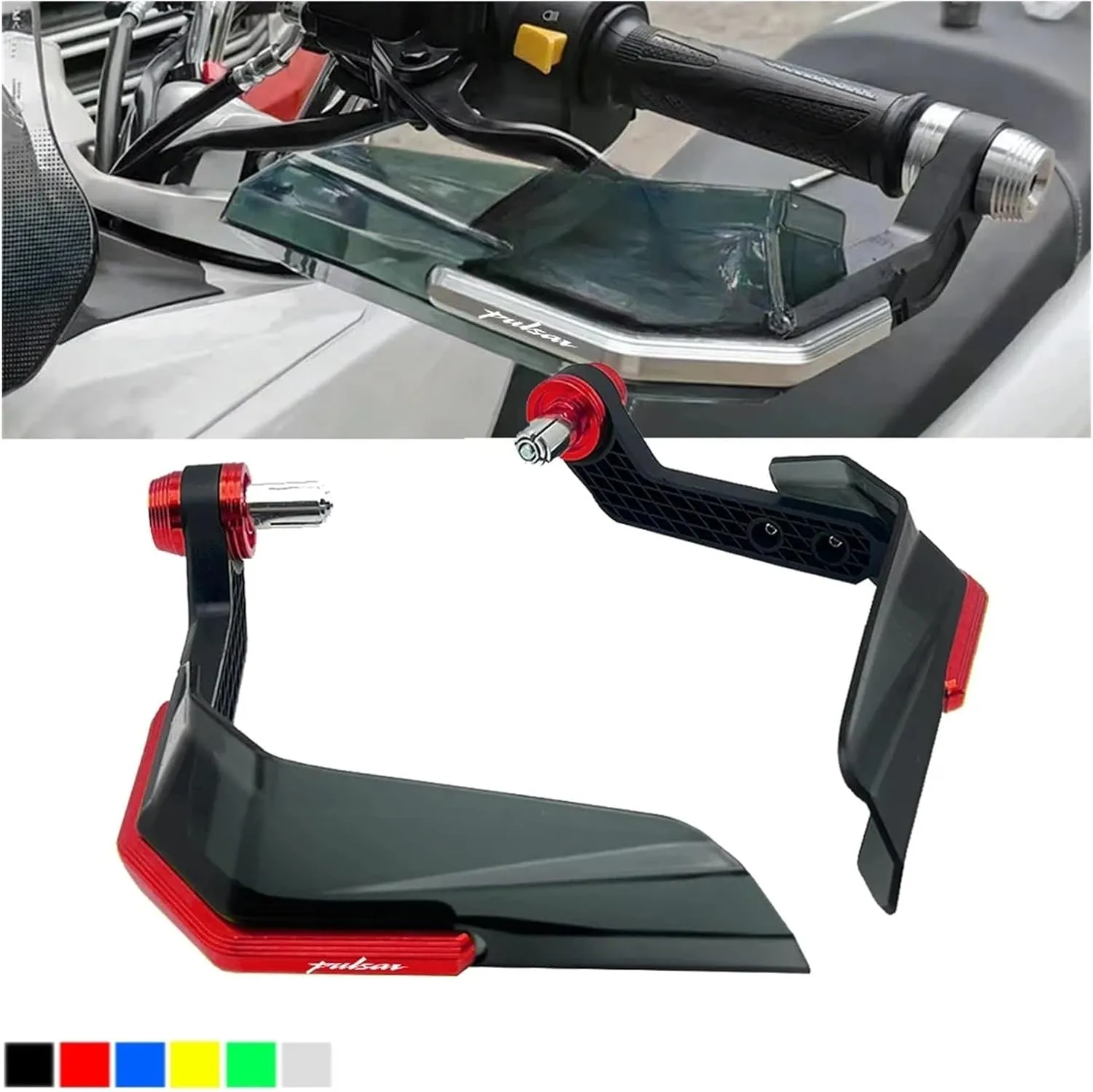 for Bajaj Pulsar 200NS 200RS 200AS 200 NS RS AS Motorcycle Handlebar Grips Guard Brake Clutch Levers Handle Windproof Protector