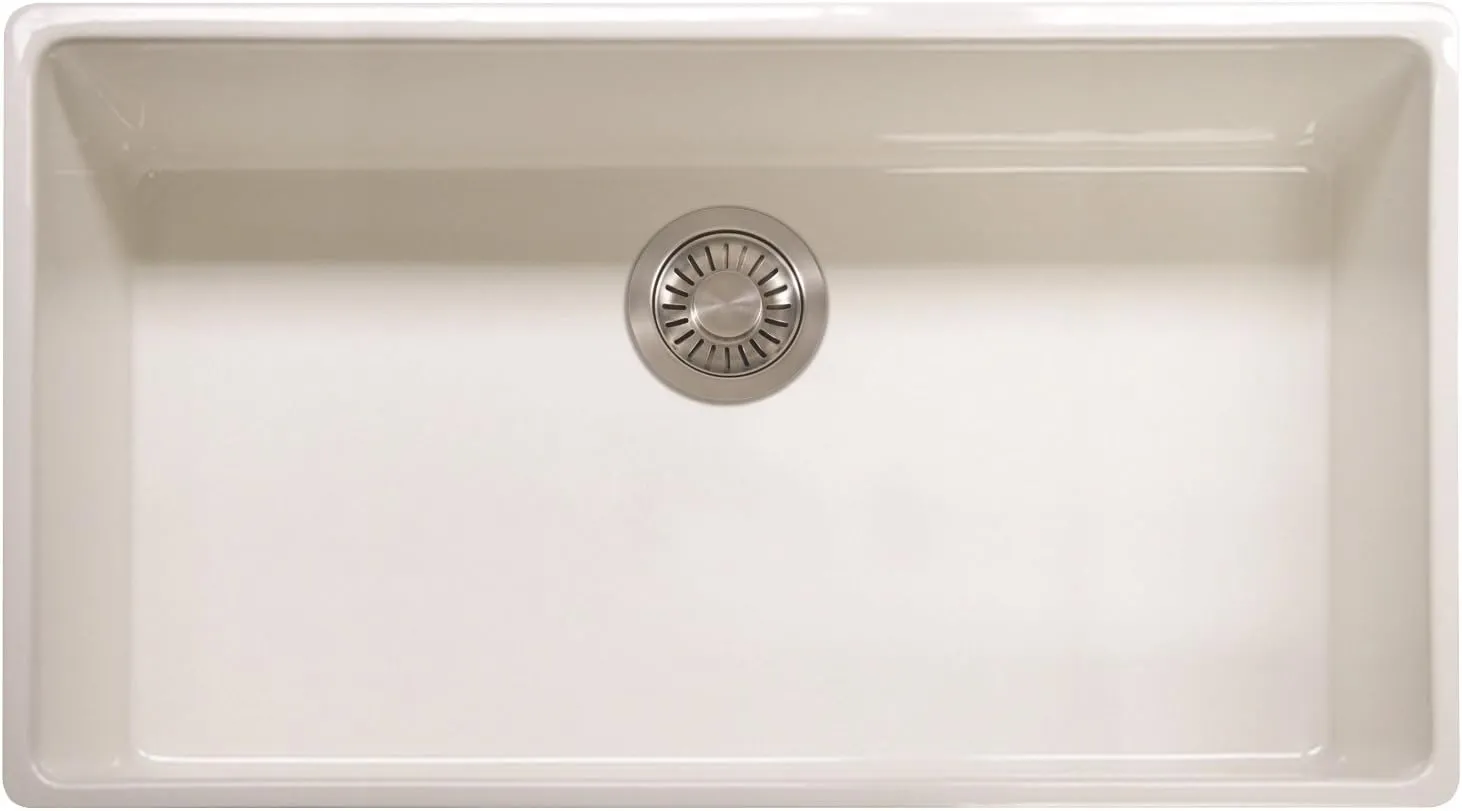 Franke Farm House 36" x 20" x 9-3/16" Apron Front Single Bowl Fireclay Kitchen Sink White
