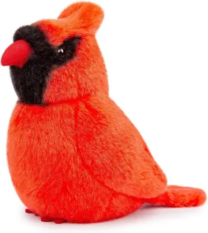 FRANKIEZHOU Northern Cardinal Bird Stuffed Animal,Bird Plush Toy Cardinal Gifts for Loss,Soft Toy for Kids, Girls Toy, Home Decor- Red 5.9 inches Tall