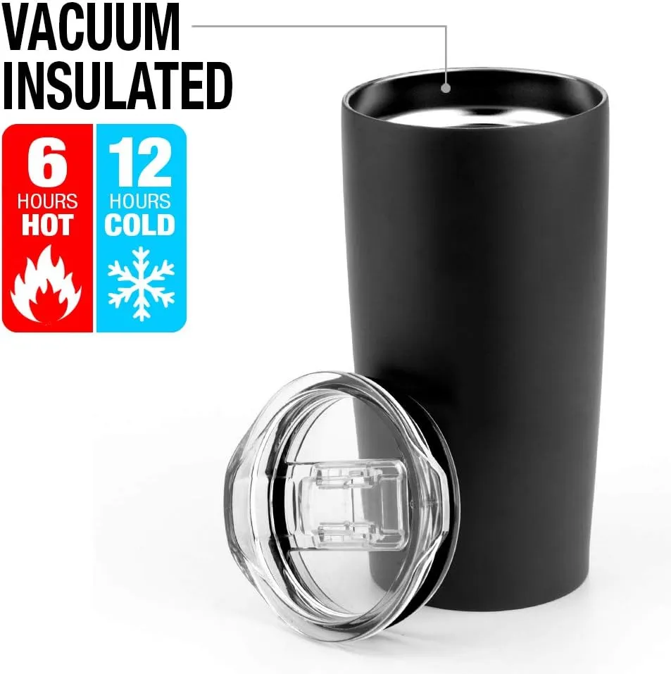 Friends Life'S A Beach Stainless Steel Tumbler 20 oz Coffee Travel Mug/Cup, Vacuum Insulated & Double Wall with Leakproof Sliding Lid