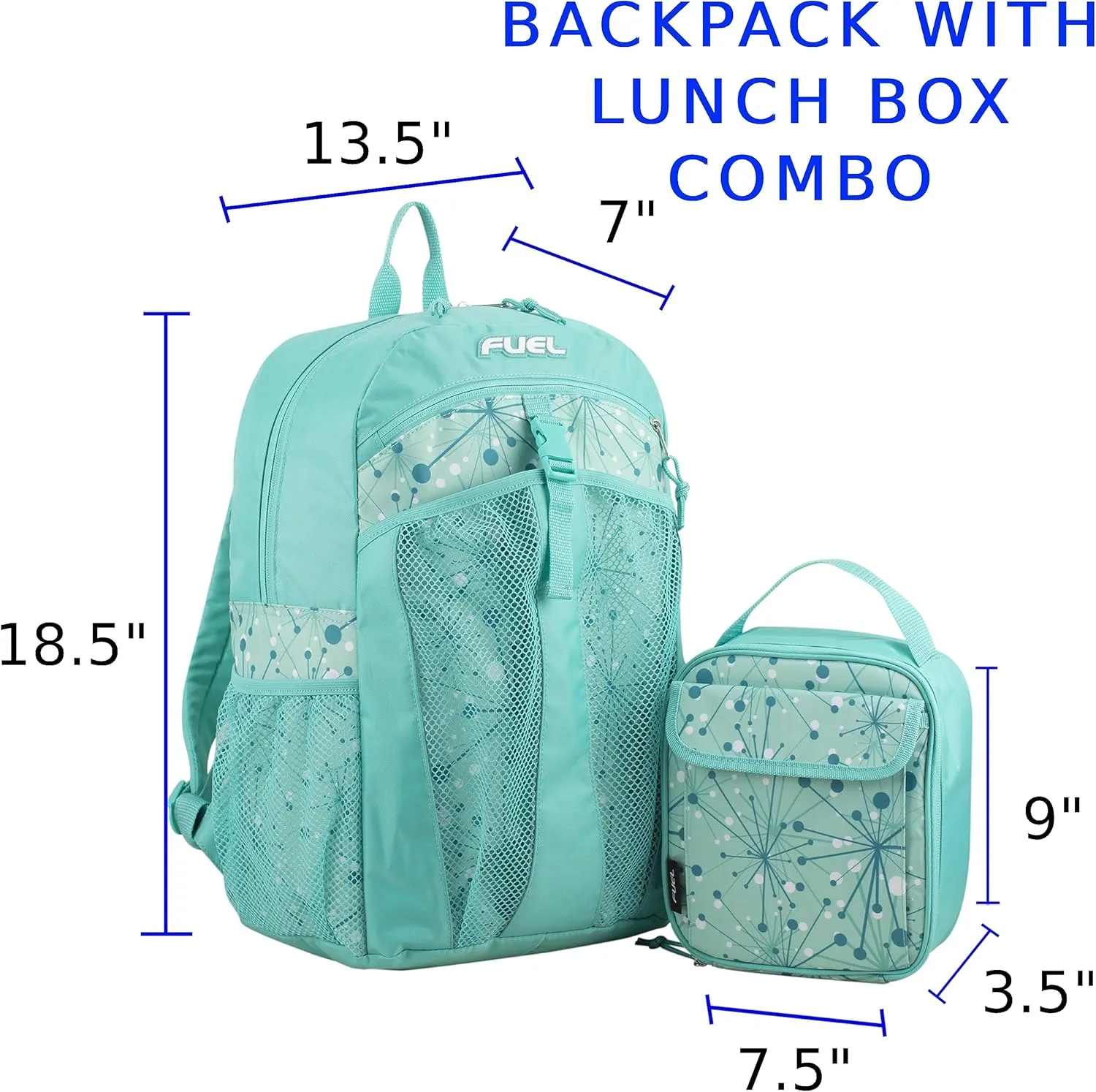 FUEL Travel Backpack Cooler Bag Lunchbox for Work Insulated Cooler Bag Lunch Bag Work Hiking Water Bottle Pockets
