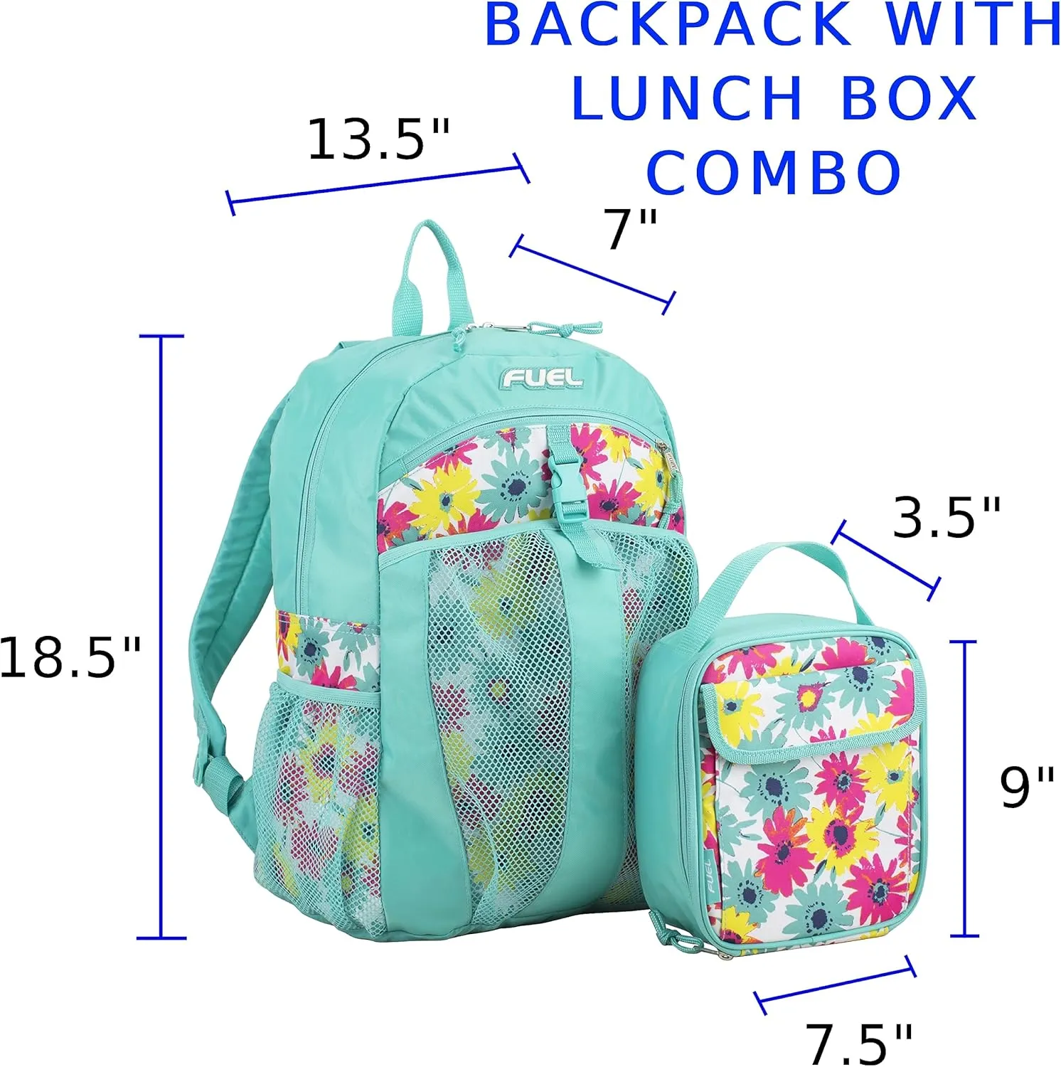 FUEL Travel Backpack Cooler Bag Lunchbox for Work Insulated Cooler Bag Lunch Bag Work Hiking Water Bottle Pockets
