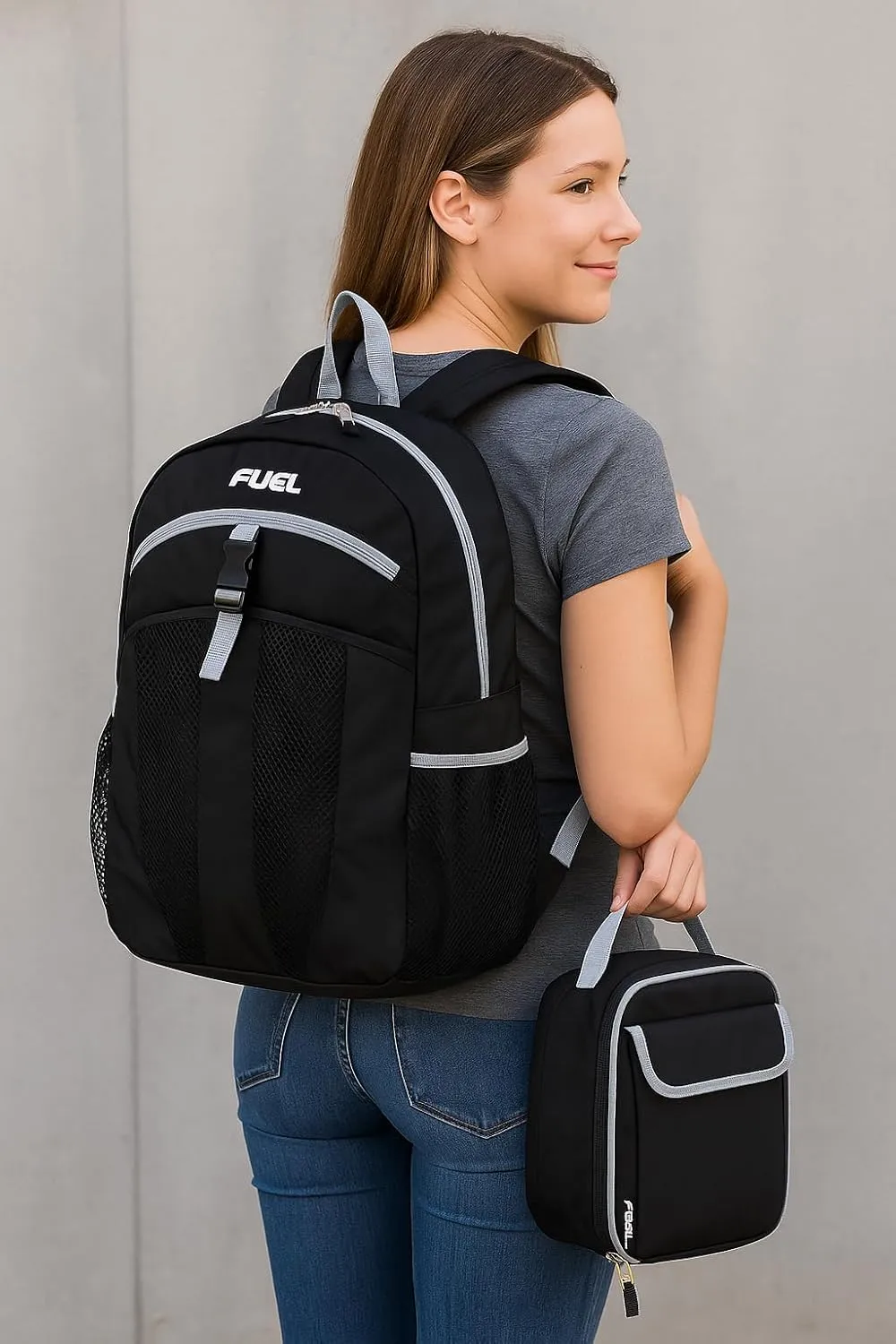 FUEL Travel Backpack Cooler Bag Lunchbox for Work Insulated Cooler Bag Lunch Bag Work Hiking Water Bottle Pockets