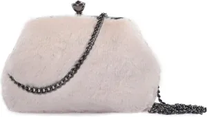 Fur Story Tote Bag Faux Fur Purses for Women Plush Handbag Fuzzy Shoulder Bag Big Capacity Black Purse for women’s Girls