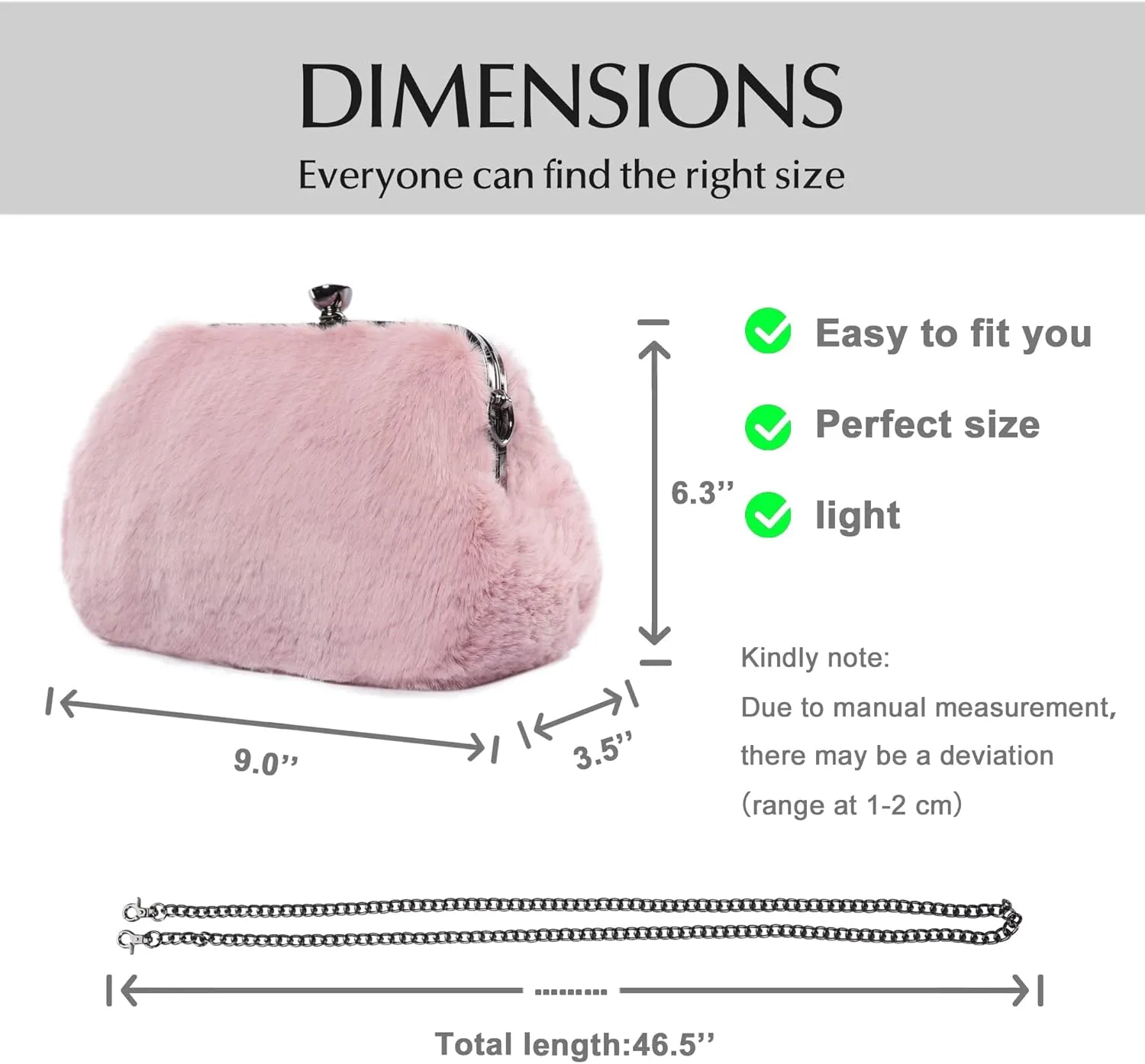 Fur Story Tote Bag Faux Fur Purses for Women Plush Handbag Fuzzy Shoulder Bag Big Capacity Black Purse for women’s Girls