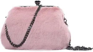 Fur Story Tote Bag Faux Fur Purses for Women Plush Handbag Fuzzy Shoulder Bag Big Capacity Black Purse for women’s Girls