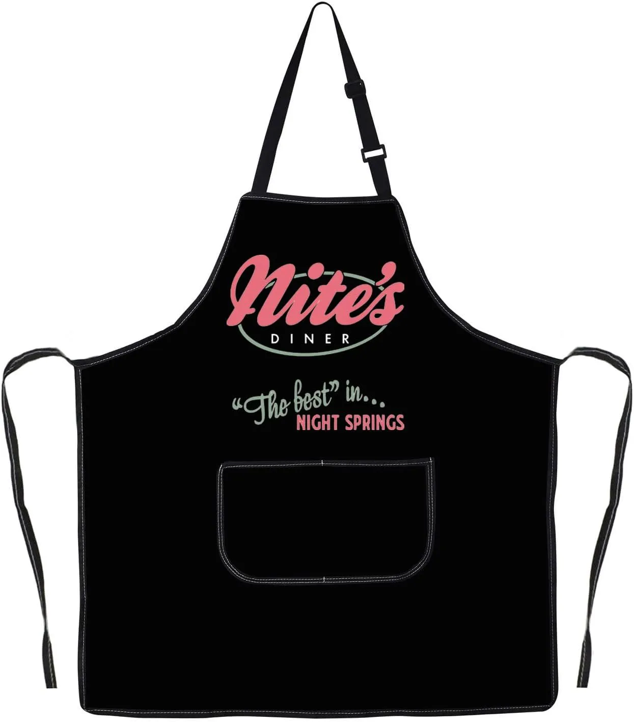 G2TUP Nite's Diner Kitchen Apron Nite's Diner Gift Oh Deer Diner Gift Bright Falls Gift Night Springs Gift Video Game Apron