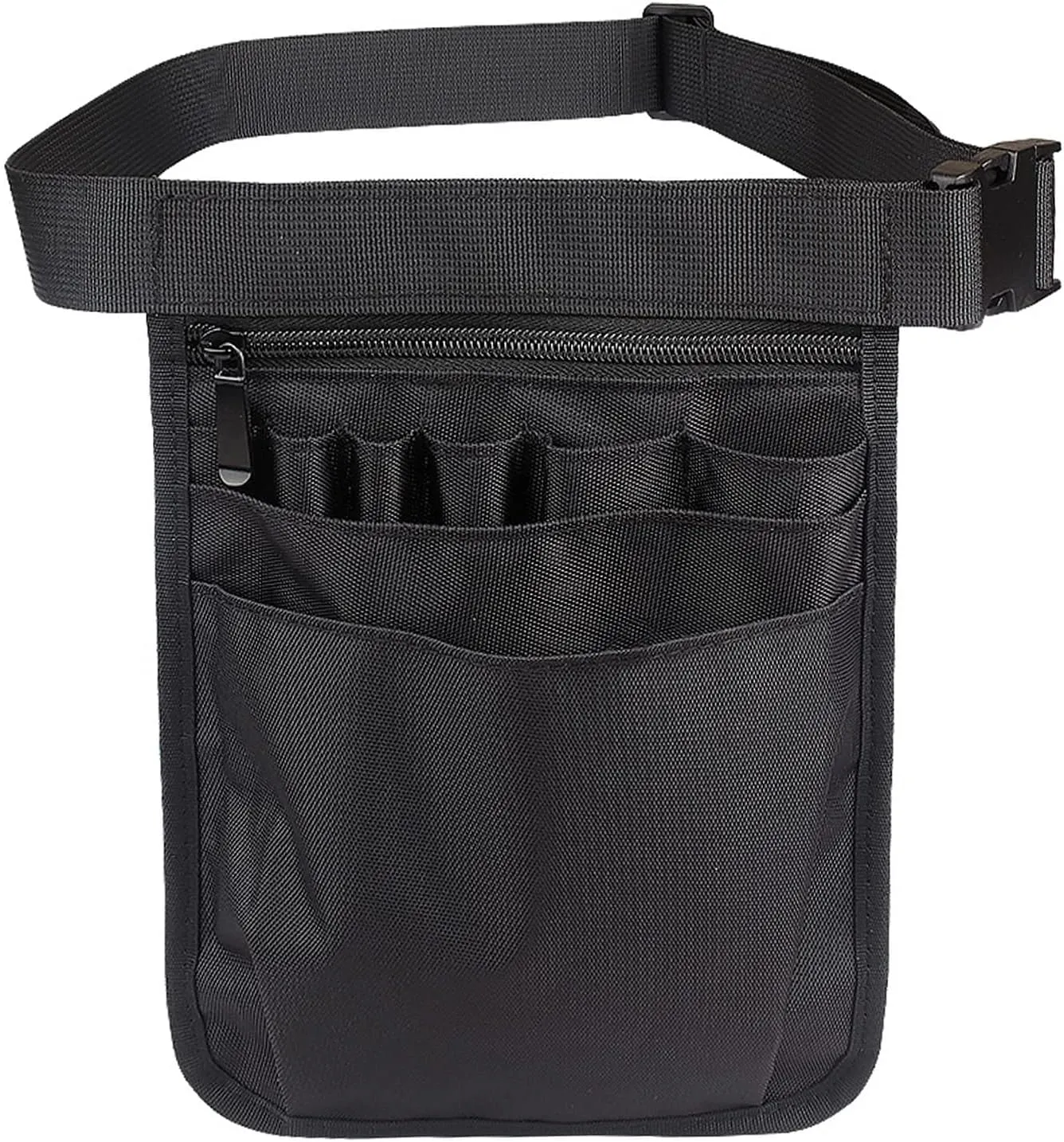 GEEDUD Nurse Fanny Pack, Nurse Pouch for Women Men Nurses Utility Pocket Organizer(Black)