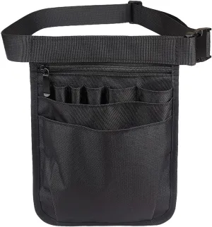 GEEDUD Nurse Fanny Pack, Nurse Pouch for Women Men Nurses Utility Pocket Organizer(Black)