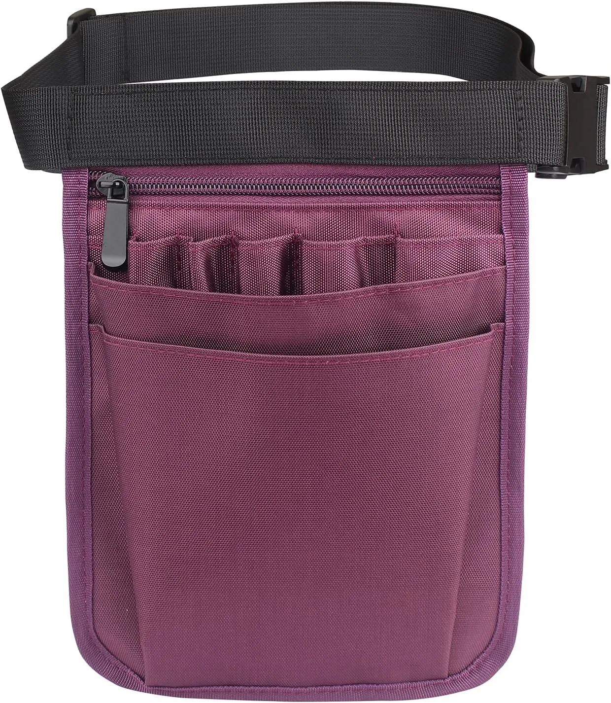 GEEDUD Nursing Fanny Pack, Nurse Bag Organizer for Women Men Nurses Belt Pocket Pouch(Purple)