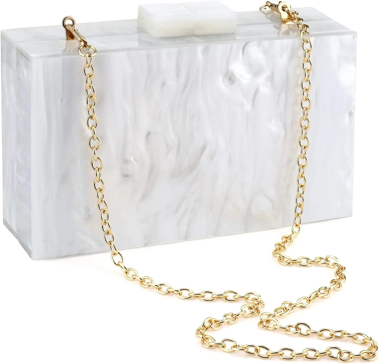 Gets Acrylic Clutch Purses for Women with Marbling Purses and Handbags Elegant Banquet Evening Crossbody Bag
