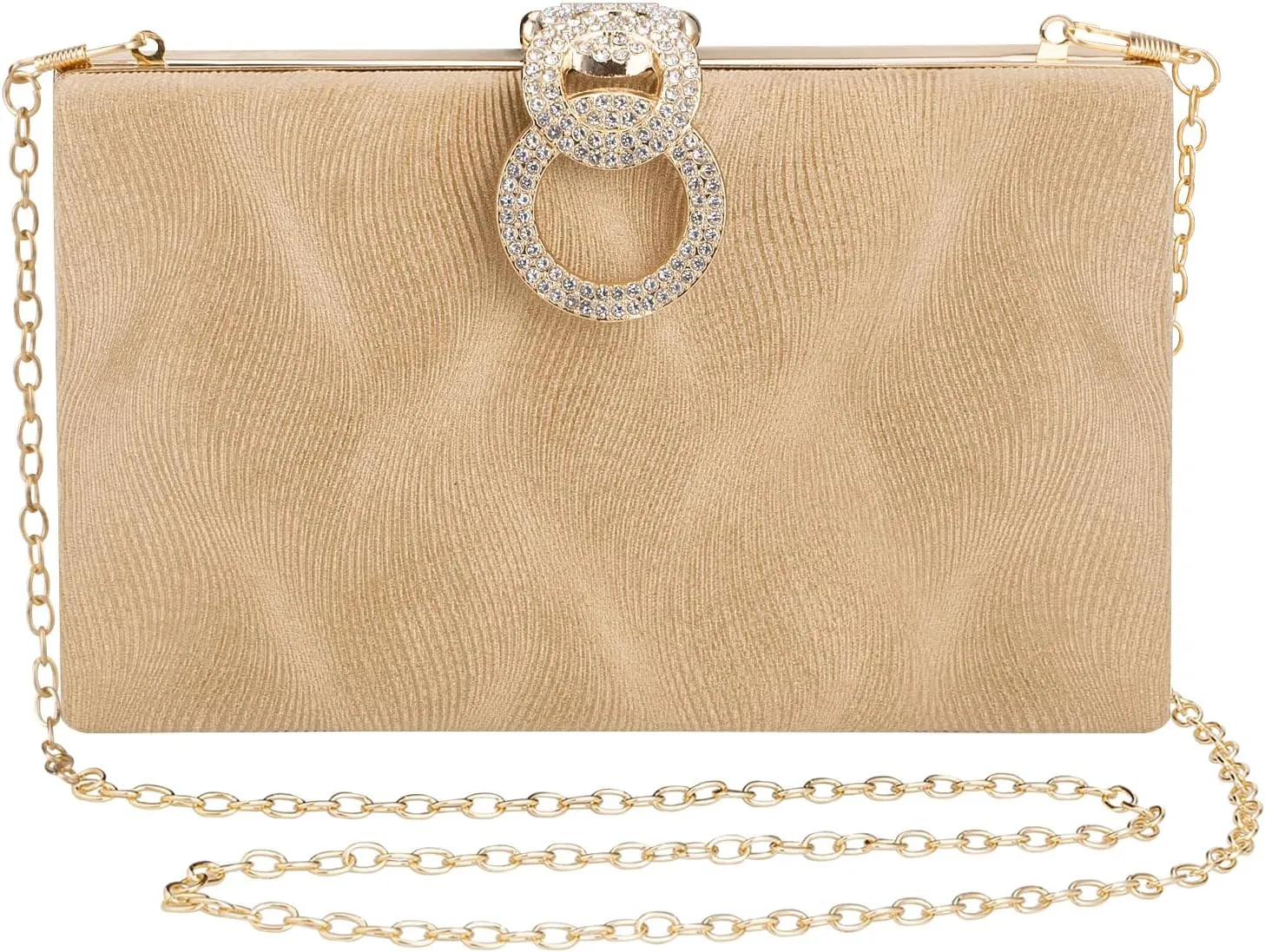 Gets Evening Clutch Purses for Women Handbags for Formal Bridal Wedding Party Cocktail Prom Small Crossbody Bag with Chain