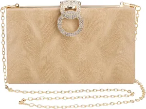 Gets Evening Clutch Purses for Women Handbags for Formal Bridal Wedding Party Cocktail Prom Small Crossbody Bag with Chain