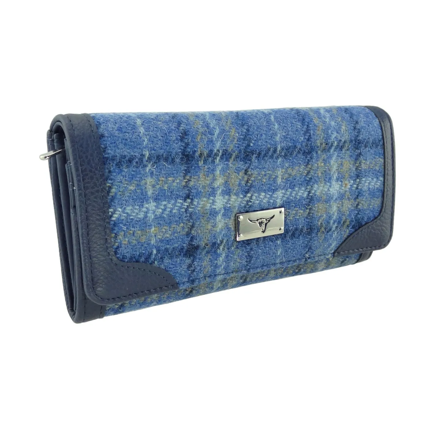 Glen Appin Bute Harris Tweed Long Fold-over Purse LB2000