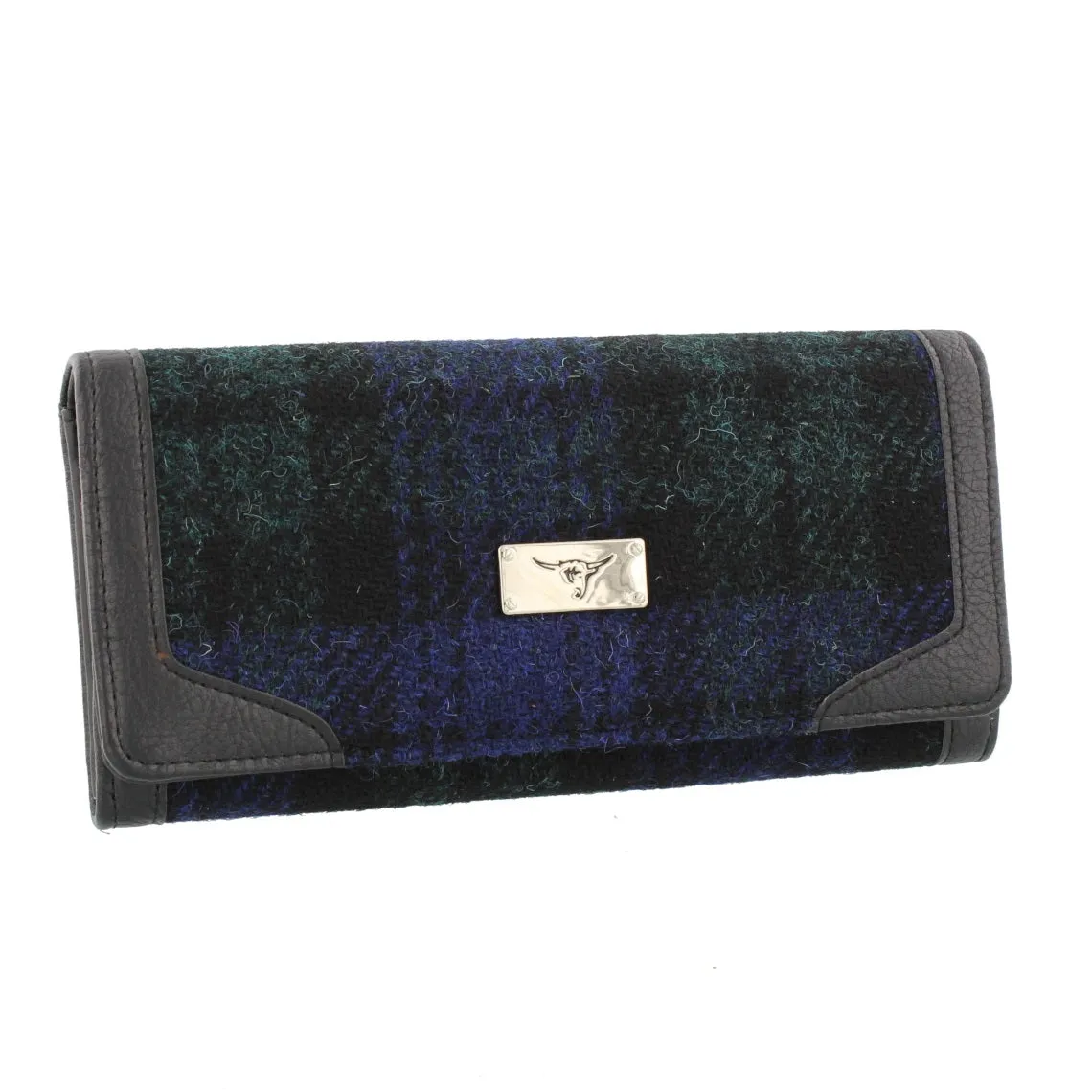 Glen Appin Bute Harris Tweed Long Fold-over Purse LB2000