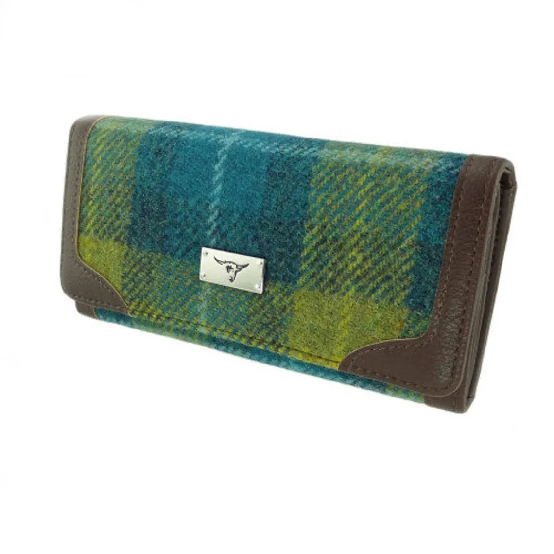 Glen Appin Bute Harris Tweed Long Fold-over Purse LB2000
