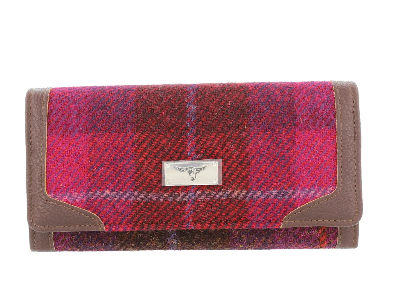Glen Appin Bute Harris Tweed Long Fold-over Purse LB2000