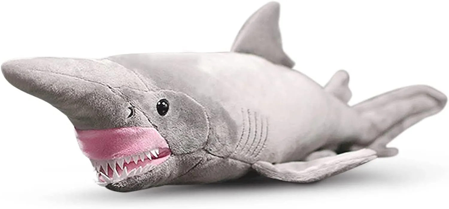 Goblin Shark Stuffed Animals, Goblin Shark Plush Toys 26in, Cute Shark Plush Toy Model of Sharks Sea Creatures, Ocean Animals, Gift for Children and Friends