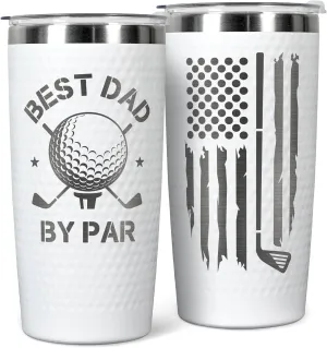 Golf Gifts for Dad - Fathers Day Golf Gifts for Men, Dad, Husband - Funny Golfer Gift - Father's Day Golfer Ideas for Men, Golfers - Fathers Day Gift - 20 Oz Stainless Steel Tumbler