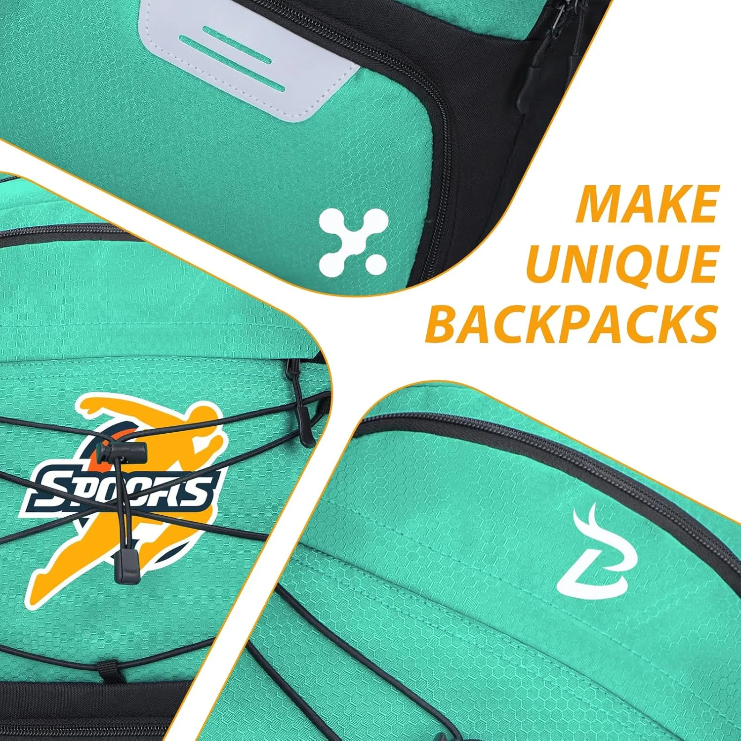 Goloni Soccer Backpack,Soccer Bag with Ball Holder & Shoe Compartment,Large Sports Bag for Basketball, Volleyball,Football