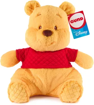 GUND Disney Official Winnie The Pooh Oh So Snuggly Plush, Teddy Bear Stuffed Animal for Babies and Infants, Yellow, 12.5”
