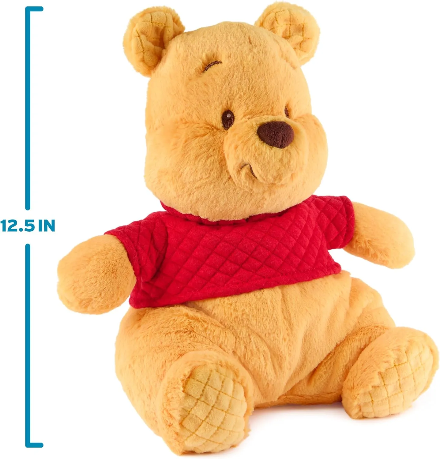GUND Disney Official Winnie The Pooh Oh So Snuggly Plush, Teddy Bear Stuffed Animal for Babies and Infants, Yellow, 12.5”