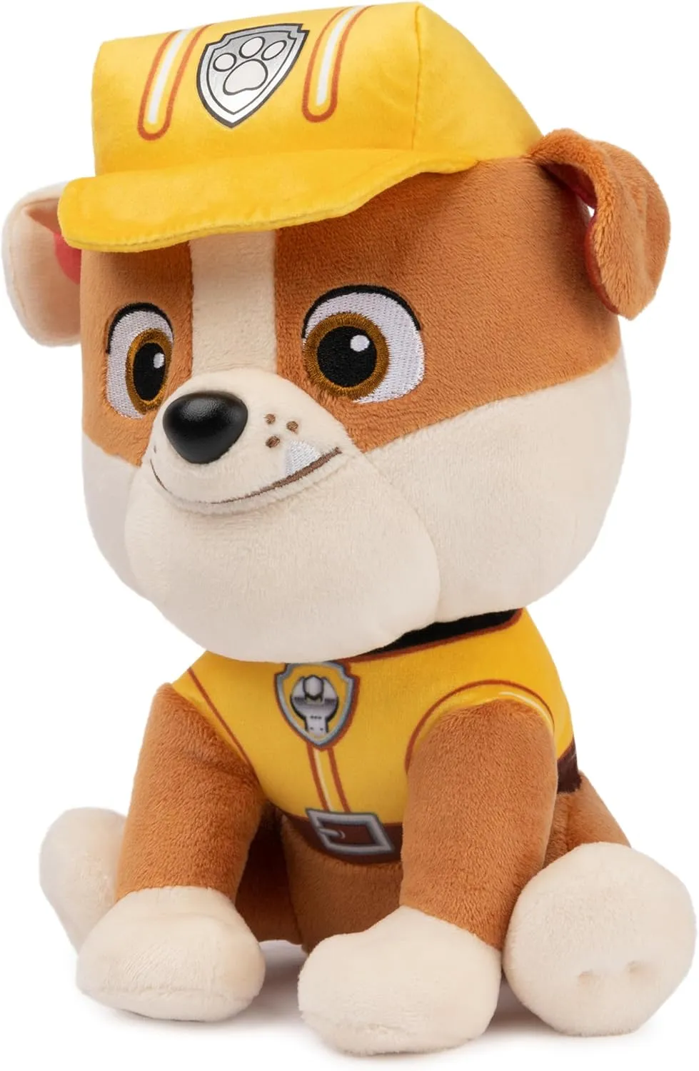 GUND PAW Patrol Rubble in Signature Construction Uniform for Ages 1 and Up, 9" (Styles May Vary)