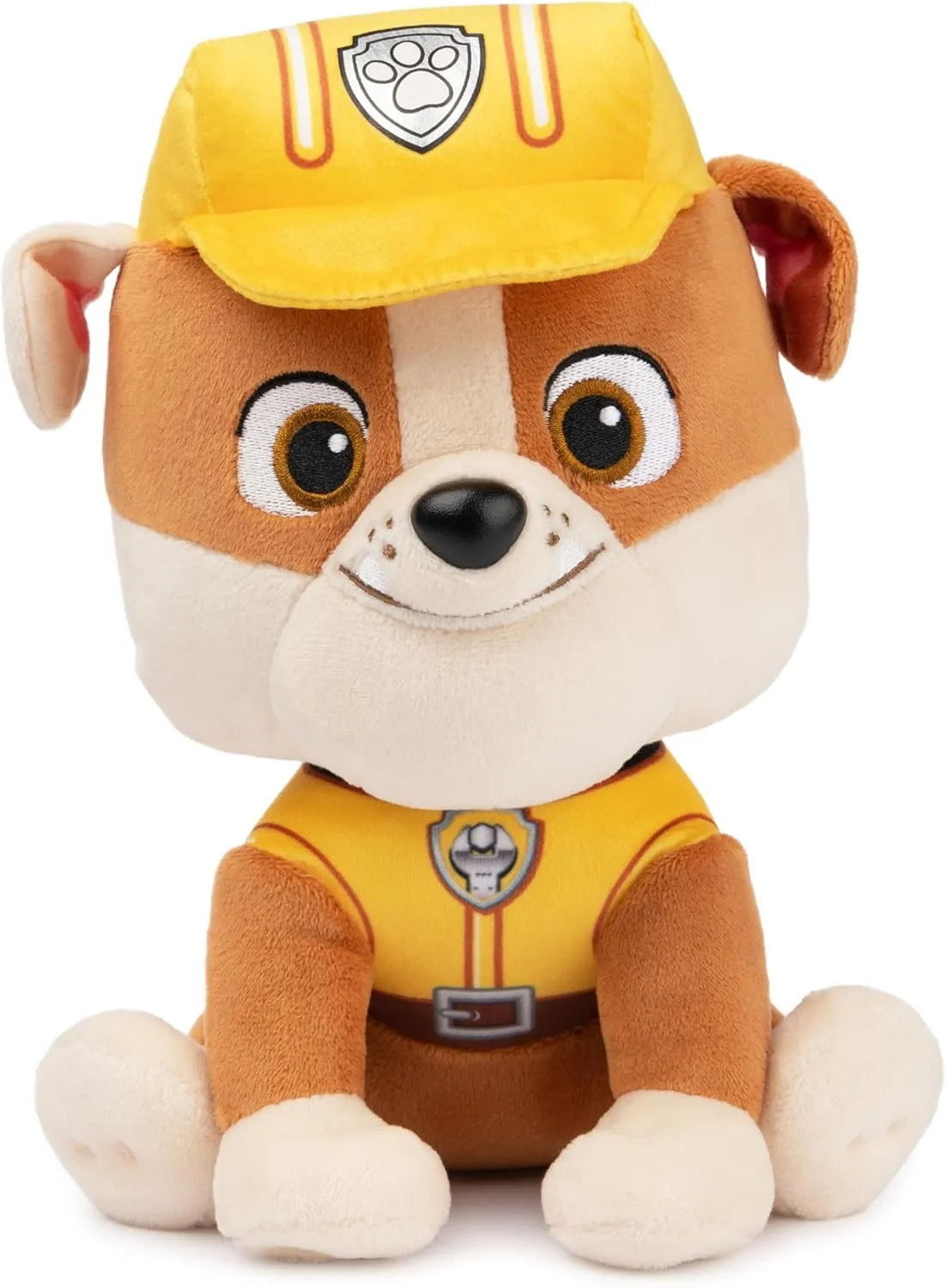 GUND PAW Patrol Rubble in Signature Construction Uniform for Ages 1 and Up, 9" (Styles May Vary)