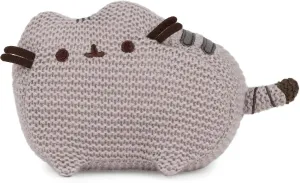 GUND Pusheen The Cat Knit Plush, Stuffed Animal for Ages 8 and Up, Gray, 6”