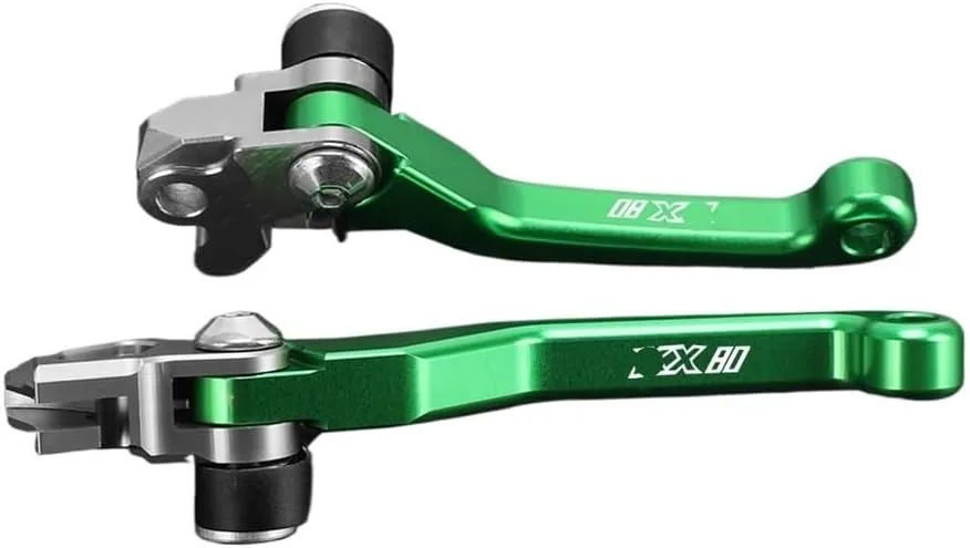 Handle Clutch Brake Lever KX 80 Motorcycle Pivot Brake Clutch Levers for KX80 2001-2018 2017 2016 2015 2014 2013 2012 2011 2010 09 08