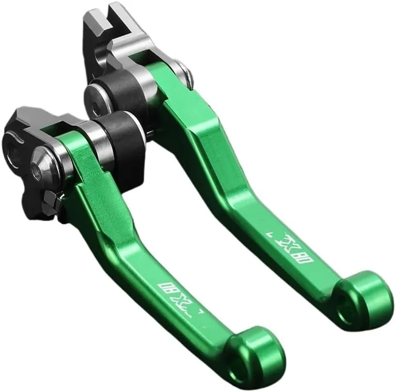 Handle Clutch Brake Lever KX 80 Motorcycle Pivot Brake Clutch Levers for KX80 2001-2018 2017 2016 2015 2014 2013 2012 2011 2010 09 08